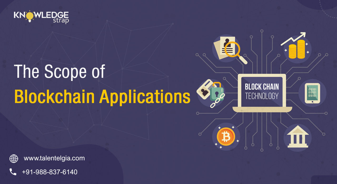 The Scope of Blockchain Applications